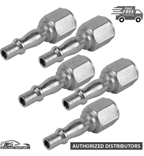1/4" BSP Female & Male Bayonet Adaptor Air Line Coupler Fitting 5pc